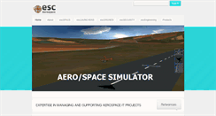 Desktop Screenshot of esc-aerospace.com